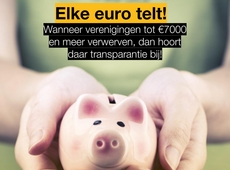 Spaarvarken ter illustratie dat verenigingen zeker subsidies mogen ontvangen, mits voldoende transparantie.