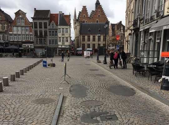 wegdek Grote Markt Mechelen